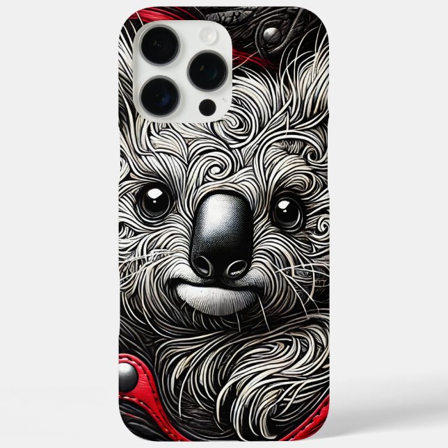 Künstlerisches Koala-Bärendesign Case-Mate iPhone Hülle (Rückseite)