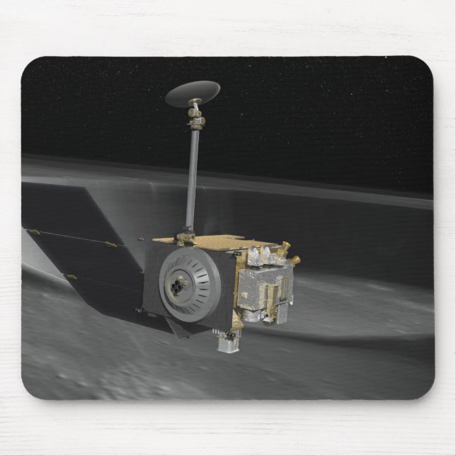Künstlerisches Konzept des Lunar-Aufklärungsorbis  Mousepad (Vorne)