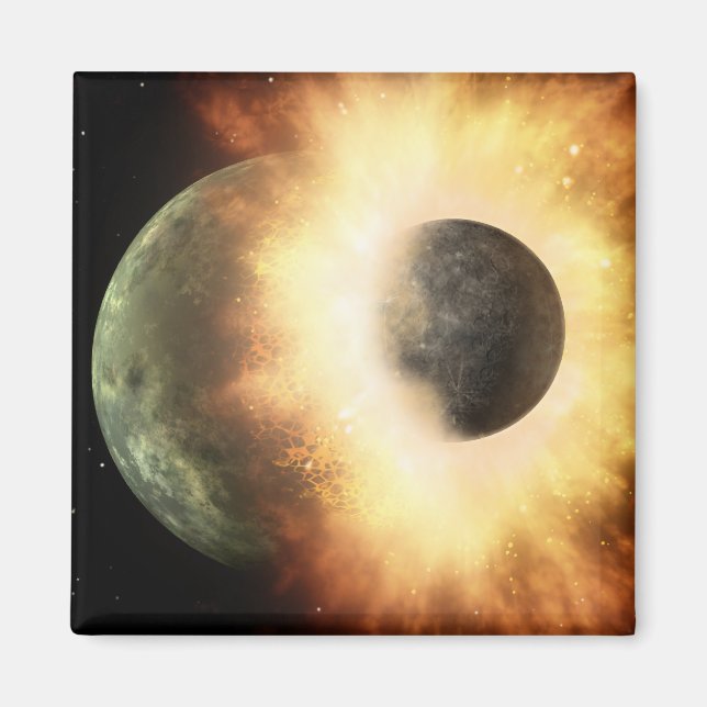 Künstlerisches Konzept eines himmlischen Körpers Magnet (Vorne)