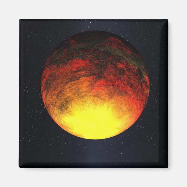 Künstlerisches Konzept von Kepler-10b Magnet (Vorne)