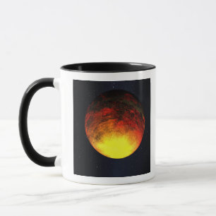 Künstlerisches Konzept von Kepler-10b Tasse