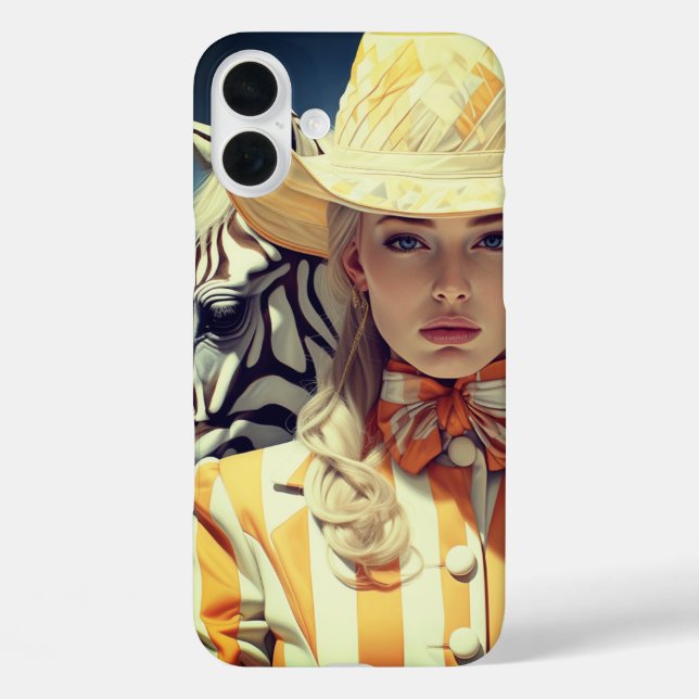 Künstlerisches Lady Phone Case (Rückseite)