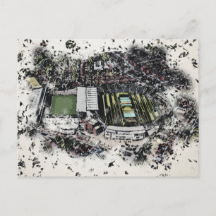 Künstlerisches Leeds Cricket Stadion, Yorkshire Postkarte