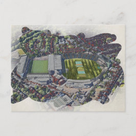 Künstlerisches Leeds Cricket Stadion, Yorkshire Postkarte