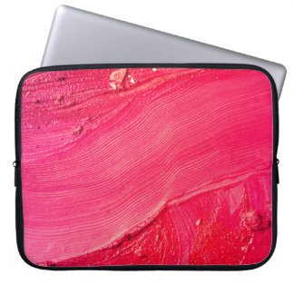 Künstlerisches Make-Up: farbenfrohe Kreativität. Laptopschutzhülle
