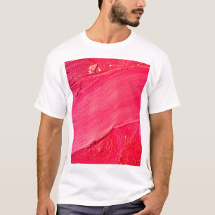 Künstlerisches Make-Up: farbenfrohe Kreativität. T-Shirt