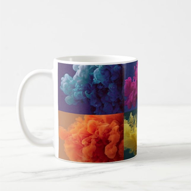 künstlerisches Muster Kaffeetasse (Links)