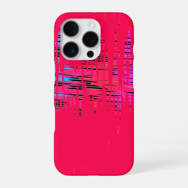 Künstlerisches Musterdesign iPhone Hülle (Rückseite)