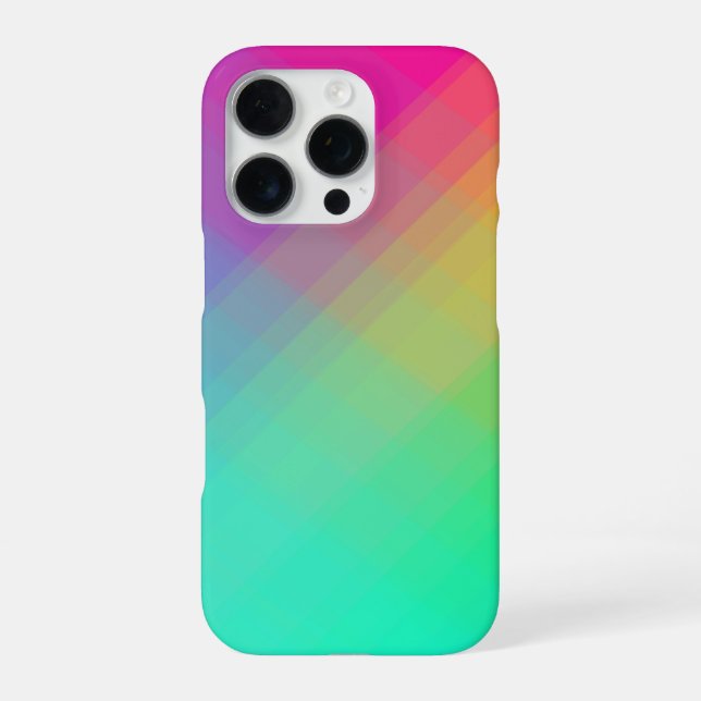 Künstlerisches Musterdesign iPhone Hülle (Rückseite)