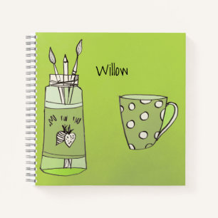 Künstlerisches Notebook 3 benutzerdefinierbar Notizbuch