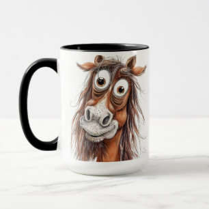 Künstlerisches Pferd Tasse