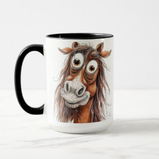 Künstlerisches Pferd Tasse