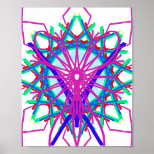 Künstlerisches Poster 2