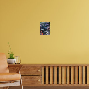 Künstlerisches Poster – einzigartige Wanddekoratio