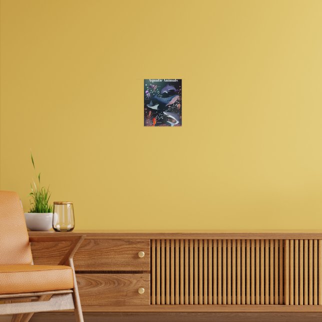 Künstlerisches Poster – einzigartige Wanddekoratio (Wohnzimmer 2)