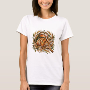 Künstlerisches Sauerteig-Boule-Kunstwerk T-Shirt