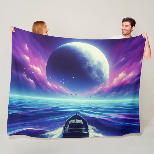 Künstlerisches Schiff Fleecedecke (Beispiel)