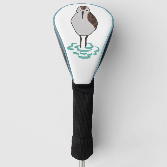 künstlerisches Schlafen Sandpiper Golf Headcover (Vorderseite)