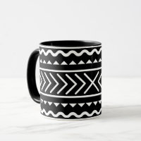 Künstlerisches Schwarz-Weiß-Muster