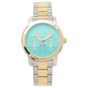 künstlerisches Schwimmen Armbanduhr