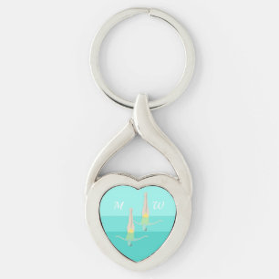 künstlerisches Schwimmen Schlüsselanhänger