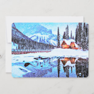 Künstlerisches See-Chalet laden ein Einladung