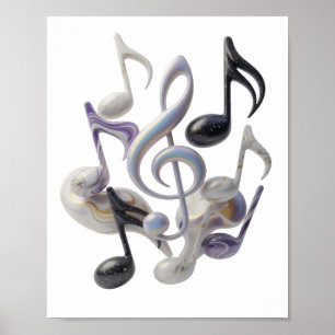 Künstlerisches Silber ABSTRACTE KUNST Grafikdesign Poster