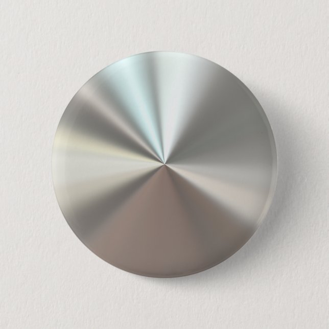 Künstlerisches silbernes Metall Button (Vorderseite)