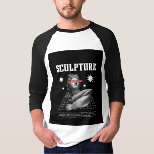 Künstlerisches Skulptur-Grafik-T-Shirt Cooles Ku T-Shirt