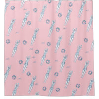 Künstlerisches Snychro Schwimmteam Schwimmer Rosa