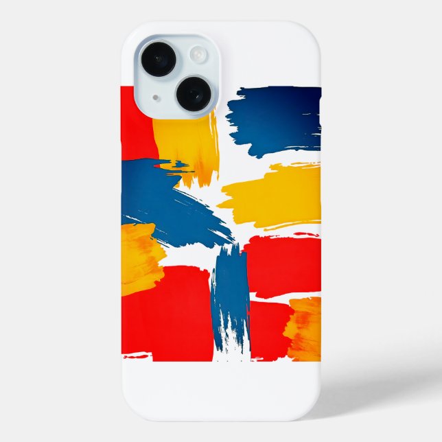 Künstlerisches Splash iPhone 15 Fall Case-Mate iPhone Hülle (Rückseite)