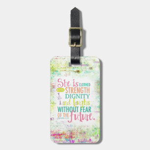 Künstlerisches Sprichwort-31:25 Gepäckanhänger