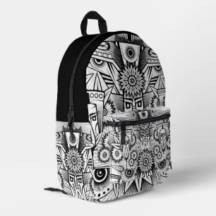Künstlerisches Stammesdesign Bedruckter Rucksack