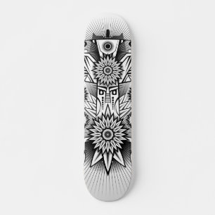 Künstlerisches Stammesdesign Skateboard