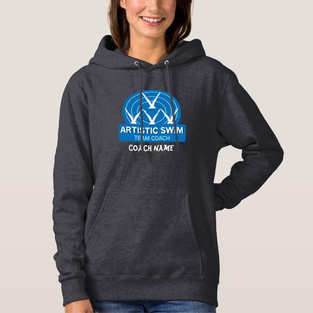 künstlerisches Synchronschwimmen Hoodie (Vorderseite)