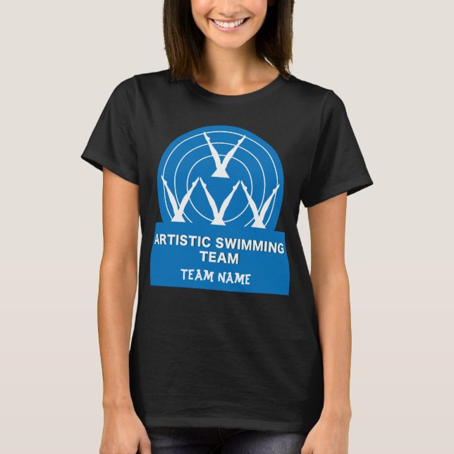 künstlerisches Synchronschwimmen T-Shirt (Vorderseite)