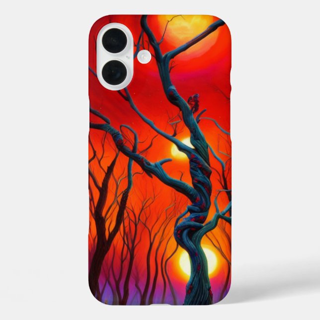 Künstlerisches Tree Phone Case (Rückseite)