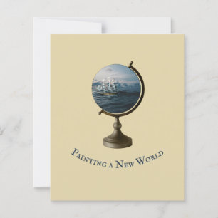 Künstlerisches Zitat "Paiting a New World" Collage