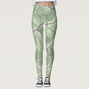 Künstlerisches Zombie-Haut-Texturmuster Leggings