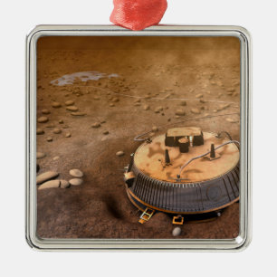 Künstlerkonzept Silbernes Ornament