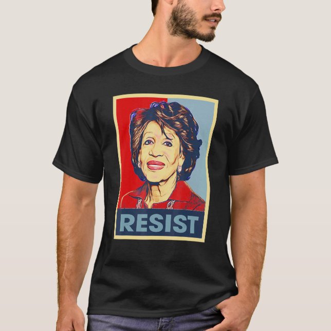 Künstlermaxine für Grafikresistenzgewässer für Lüf T-Shirt (Vorderseite)