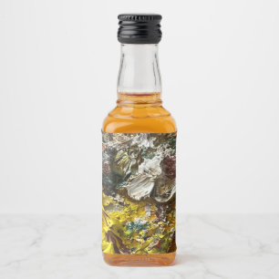 Künstlerpalette #1 alkoholflaschenetikett