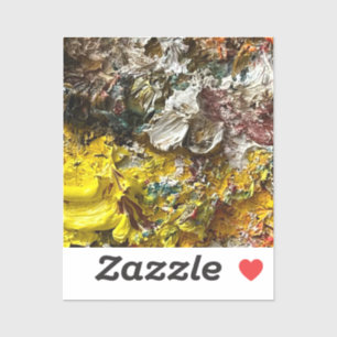 Künstlerpalette #1 aufkleber