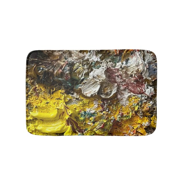 Künstlerpalette #1 badematte (Vorderseite)