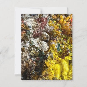 Künstlerpalette #1 dankeskarte