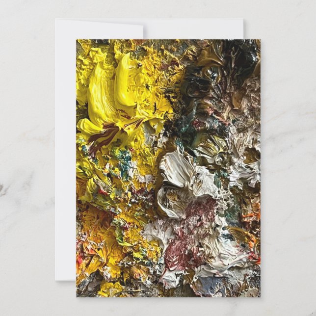 Künstlerpalette #1 einladung (Vorderseite)