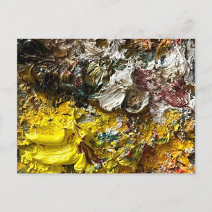 Künstlerpalette #1 feiertagspostkarte