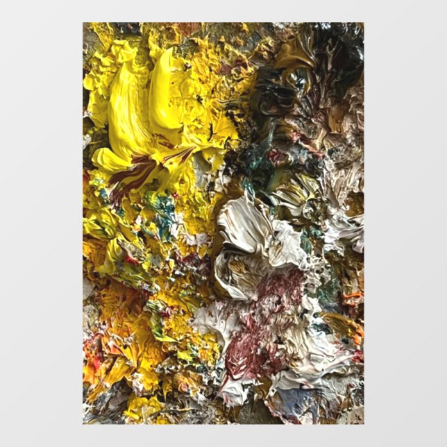 Künstlerpalette #1 fensteraufkleber (Blatt)