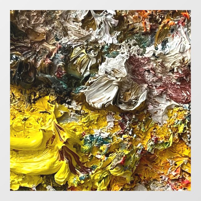 Künstlerpalette #1 fensteraufkleber (Blatt)