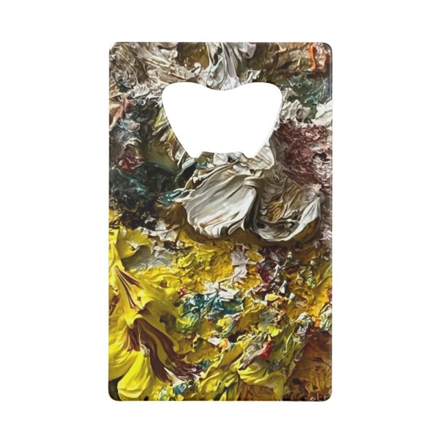 Künstlerpalette #1 geldbeutel flaschenöffner (Vorderseite)